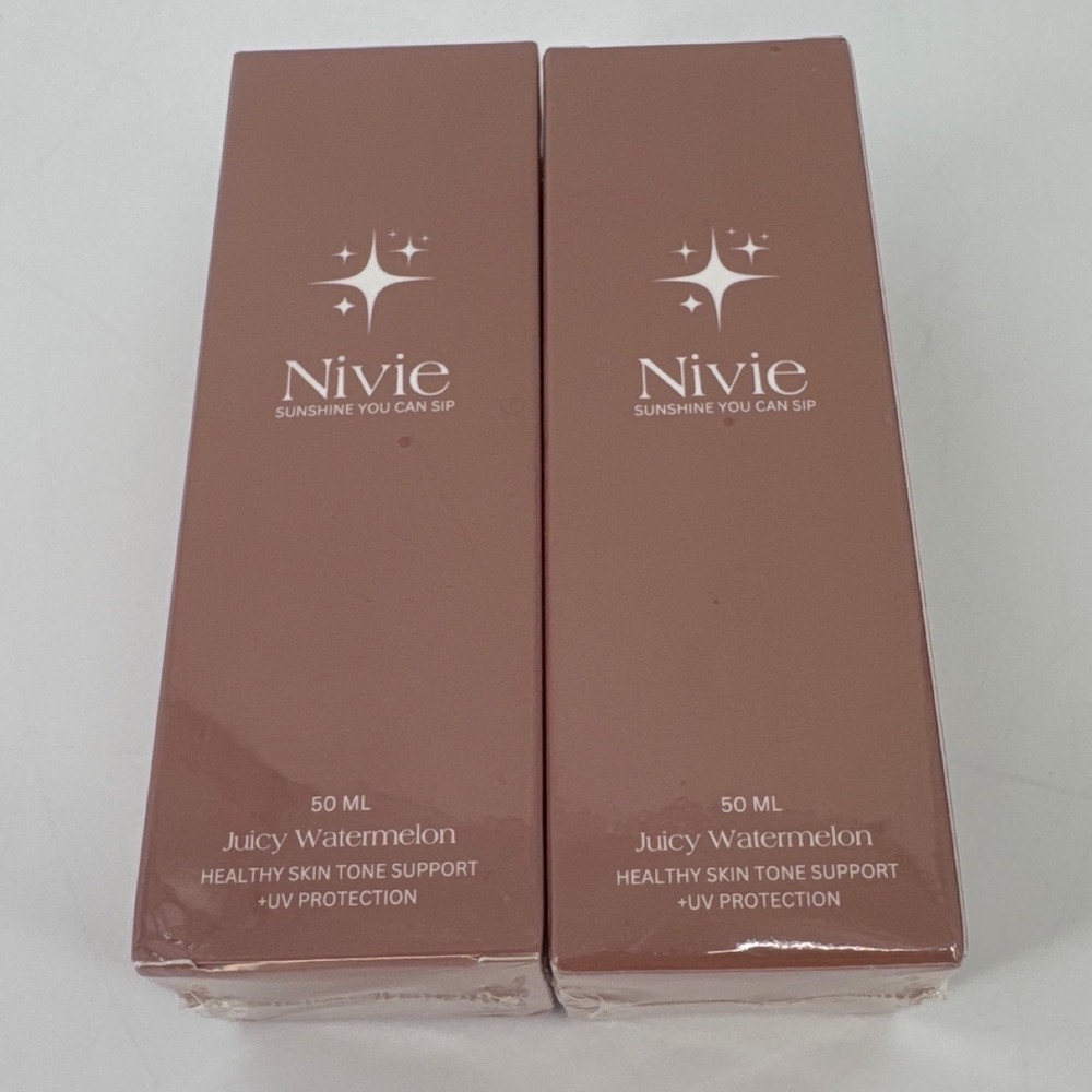 Nivie Sunshine You Can Sip Women Juicy Watermelon 50ml 2pk Skin Tone UV Support